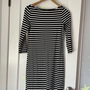 Gap boatneck striped dress